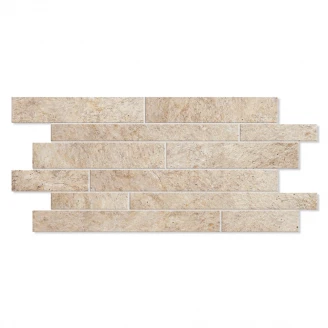 Dekor Klinker Millenia Ljusbrun Matt-Relief 30x68 cm